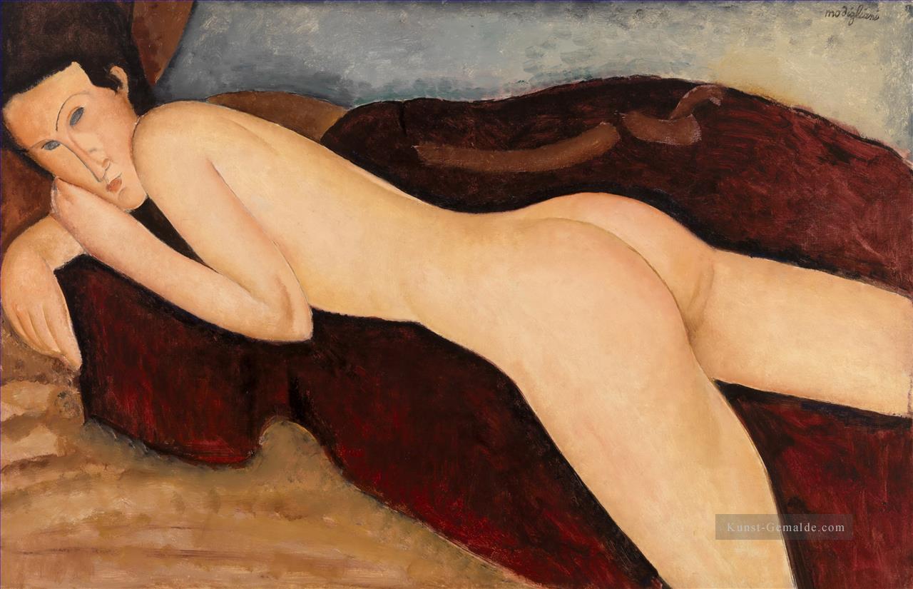 Liegender Rückenakt Amedeo Modigliani Ölgemälde